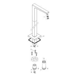 hansgrohe Metropol Wanneneinlauf zur Bodenmontage, Chrom... HANSGROHE-32531000 4011097835259 (Abb. 1)