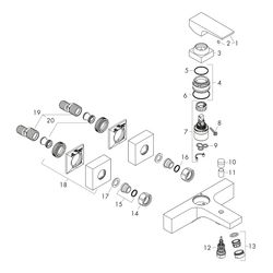 hansgrohe Metropol Einhebel-Wannenmischer Aufputz 22l/min mit Hebelgriff, Chrom... HANSGROHE-32540000 4011097812410 (Abb. 1)