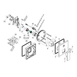 hansgrohe Metropol Einhebel-Wannenmischer Unterputz 29l/min Chrom mit Hebelgriff fü... HANSGROHE-32545000 4011097826097 (Abb. 1)