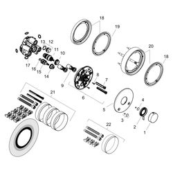Hansgrohe Ecostat Comfort S Thermostat Unterputz, 25,7l/min, für 2 Verbraucher, Pol... HANSGROHE-33715990 4059625624678 (Abb. 1)