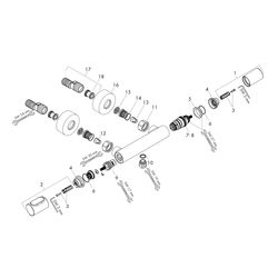 Hansgrohe AXOR Citterio M Thermostatmischer Aufputz, 20l/min, 1 Verbraucher, für Br... HANSGROHE-34635000 4011097559728 (Abb. 1)