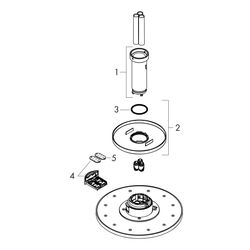 Hansgrohe AXOR ShowerSolutions Kopfbrause 250mm, 19l/min, 1jet, Deckenanschluss, Br... HANSGROHE-35286950 4059625239766 (Abb. 1)