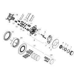 Hansgrohe AXOR ShowerSelect ID Thermostat Unterputz, 22,1l/min, rund für 2 Verbrauc... HANSGROHE-36750340 4059625552452 (Abb. 1)