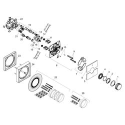 Hansgrohe AXOR ShowerSelect ID Thermostat UP 22,1l/min eckig für 2 Verb., int. Sich... HANSGROHE-36753250 4059625542293 (Abb. 1)
