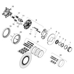 Hansgrohe AXOR ShowerSelect ID Thermostat HighFlow Unterputz, 24l/min, rund, Brushe... HANSGROHE-36759140 4059625552759 (Abb. 1)