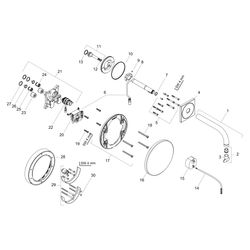 Hansgrohe AXOR Uno Elektronik-Waschtischmischer Unterputz, 5l/min, Auslauf 225mm, B... HANSGROHE-38120310 4011097909981 (Abb. 1)