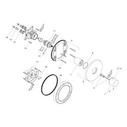 Hansgrohe AXOR Uno Thermostat HighFlow, 59l/min, Unterputz, Chrom... HANSGROHE-38715000 4011097478456 (Abb. 1)