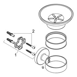 hansgrohe Logis Universal Seifenschale, Chrom... HANSGROHE-41715000 4059625123058 (Abb. 1)
