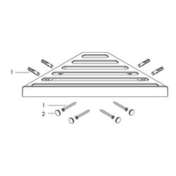 hansgrohe AddStoris Seifenkorb, Chrom... HANSGROHE-41741000 4059625296868 (Abb. 1)