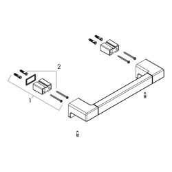 hansgrohe AddStoris Haltestange, Mattweiß... HANSGROHE-41744700 4059625296769 (Abb. 1)