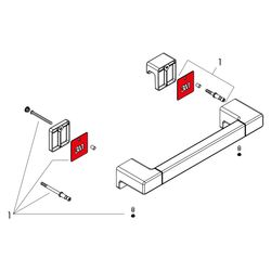 hansgrohe AddStoris Duschtürgriff, Bronze gebürstet... HANSGROHE-41759140 4059625297247 (Abb. 1)