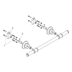 Hansgrohe AXOR Montreux Badetuchhalter 783mm, 600mm Bohrabstand, Metall, Chrom... HANSGROHE-42060000 4011097516400 (Abb. 1)