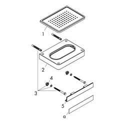 Hansgrohe AXOR Universal Softsquare Seifenschale/ Ablage,152x32x110mm, Keramik, Bru... HANSGROHE-42803340 4011097824574 (Abb. 1)