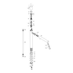 Hansgrohe AXOR Uno Einhebel-Waschtischmischer 200mm, 5l/min, Zerogriff für Aufsatzw... HANSGROHE-45003000 4011097816746 (Abb. 1)