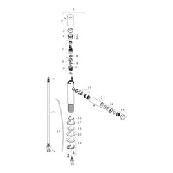 Hansgrohe AXOR Uno Einhebel-Bidetmischer, 5l/min, Zerogriff, Zugstangen-Ablaufgarni... HANSGROHE-45200000 4011097815961 (Abb. 1)