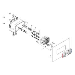 Hansgrohe AXOR One Grundkörper für Thermostatmodul Unterputz, 2 Eingänge 4 Ausgänge... HANSGROHE-45710180 4011097789309 (Abb. 1)