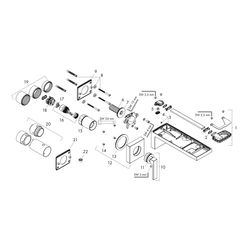 Hansgrohe AXOR MyEdition Einhebel-Waschtischmischer Unterputz, 5l/min, für Wandmont... HANSGROHE-47062000 4059625186145 (Abb. 1)