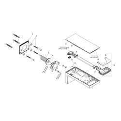 Hansgrohe AXOR MyEdition Wanneneinlauf, 24l/min, Chrom/Spiegelglas... HANSGROHE-47410000 4059625161296 (Abb. 1)