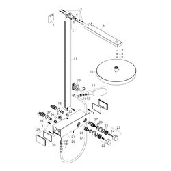 Hansgrohe AXOR Citterio C 3-Loch Einhebel-Wannenmischer, Wannenrandmontage, sBox, C... HANSGROHE-49431300 4059625573587 (Abb. 1)