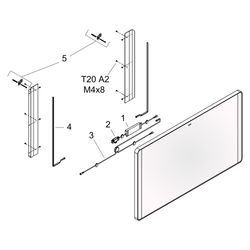 Hansgrohe Xarita Lite Q Spiegel, seitlicher LED-Beleuchtung 500x30mm, für Wandschal... HANSGROHE-54961700 4059625535660 (Abb. 1)