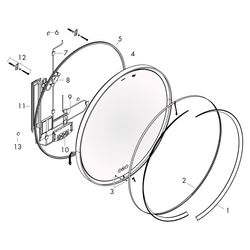 hansgrohe Xarita S Spiegel mit LED-Beleuchtung 900x900x50mm kapazitiver Berührungss... HANSGROHE-54981700 4059625463871 (Abb. 1)