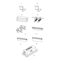 Hansgrohe uBox universal Komplettset für Standardinstallation 1200mm für Duschrinne... HANSGROHE-56027180 4059625355411 (Abb. 1)