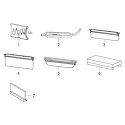 Hansgrohe RainDrain Match Fertigset Duschrinne 700mm, höhenverstellbarem Rahmen, Ma... HANSGROHE-56037670 4059625350454 (Abb. 1)