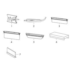 Hansgrohe RainDrain Match Fertigset Duschrinne 700mm, höhenverstellbarem Rahmen, Ma... HANSGROHE-56037700 4059625350447 (Abb. 1)