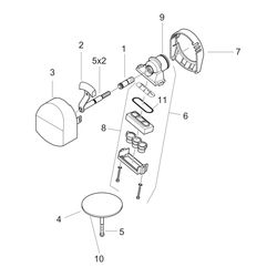 hansgrohe Exafill Fertigset Wanneneinlauf, Ablauf-, Überlaufgarnitur Plus, Chrom... HANSGROHE-58128000 4011097140353 (Abb. 1)