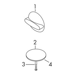 hansgrohe Flexaplus Fertigset Ablauf-, Überlaufgarnitur, Mattweiß... HANSGROHE-58185700 4059625244210 (Abb. 1)