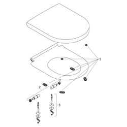 Hansgrohe EluPura S WC-Sitz, SoftClose, QuickRelease, Weiß... HANSGROHE-60197450 4059625470114 (Abb. 1)