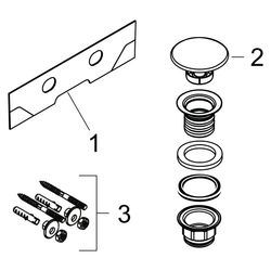 hansgrohe Xelu Q Waschtisch 600x480mm ohne Hahnloch und Überlauf, SmartClean, Weiß... HANSGROHE-61017450 4059625413906 (Abb. 1)