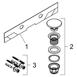 hansgrohe Xelu Q Waschtisch 800x480mm ohne Hahnloch und Überlauf, SmartClean, Weiß... HANSGROHE-61021450 4059625413944 (Abb. 1)