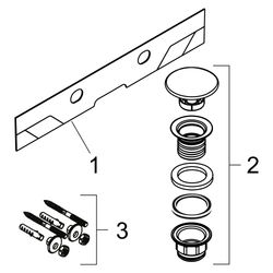 Hansgrohe Xelu Q Aufsatzwaschtisch geschliffen, Ablage rechts 800x480mm ohne Hahnlo... HANSGROHE-61029450 4059625414026 (Abb. 1)