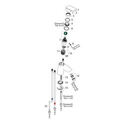 hansgrohe Logis Einhebel-Waschtischmischer 70mm 5l/min Chrom für Niederdruck/offene... HANSGROHE-71074000 4011097738673 (Abb. 1)
