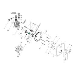 hansgrohe Talis E Einhebel-Wannenmischer Unterputz 25l/min Mattweiß mit Sicherungsk... HANSGROHE-71474700 4059625232002 (Abb. 1)