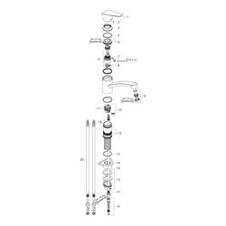 hansgrohe Logis M31 Einhebel-Küchenmischer 120mm Niederdruck/offene Warmwasserberei... HANSGROHE-71831000 4011097766461 (Abb. 1)