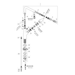 hansgrohe Talis Select M51, Einhebel-Küchenmischer 300mm 9l/min 1jet, Chrom... HANSGROHE-72820000 4011097772721 (Abb. 1)