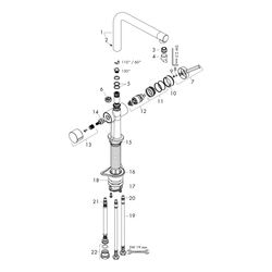 hansgrohe Talis M54, Einhebel-Küchenmischer 270mm 8l/min Mattschwarz, 1jet Geräteab... HANSGROHE-72827670 4059625277935 (Abb. 1)