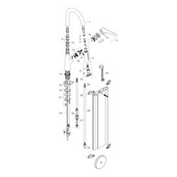 hansgrohe Talis M51, Einhebel-Küchenmischer 200mm 9l/min sBox, Chrom, 2jet Ausziehb... HANSGROHE-73851000 4059625017432 (Abb. 1)