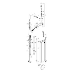 hansgrohe Talis Select M51, Einhebel-Küchenmischer 220mm 8l/min sBox, Chrom, Auszie... HANSGROHE-73852000 4059625017418 (Abb. 1)