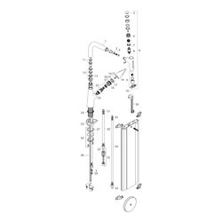 hansgrohe Talis Select M51, Einhebel-Küchenmischer 220mm 8l/min sBox, Chrom, Auszie... HANSGROHE-73868000 4059625176061 (Abb. 1)