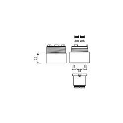 Hansgrohe AXOR Verlängerungsset für Uno Waschtischmischer Unterputz, Chrom, 3898200... HANSGROHE-38982000 4011097414843 (Abb. 1)