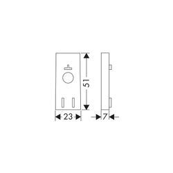 hansgrohe Distanzscheibe Unica S Puro, Chrom... HANSGROHE-97450000 4011097487304 (Abb. 1)