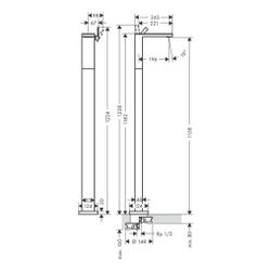 Hansgrohe AXOR MyEdition Einhebel-Waschtischmischer bodenstehend, 5l/min, Push-Open... HANSGROHE-47042990 4059625256343 (Abb. 1)
