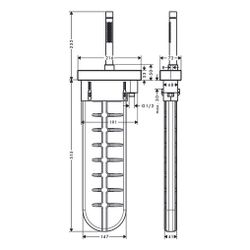 Hansgrohe AXOR Edge Wannenrand-Set, 14,5l/min, Polished Gold Optic... HANSGROHE-46470990 4059625292464 (Abb. 1)