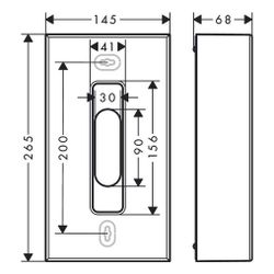 Hansgrohe AXOR Universal Circular Kosmetiktuchbox, Metall/Kunststoff, Wandmontage, ... HANSGROHE-42873990 4059625387689 (Abb. 1)