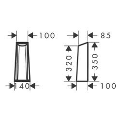 Hansgrohe AXOR Starck Abdeckung für Wasseranschluss, Edelstahl, 12675000... HANSGROHE-12675000 4059625443101 (Abb. 1)