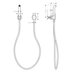 Hansgrohe AXOR One Gießrohrset Kneipp, 13l/min, G 1/2", Polished Red Gold... HANSGROHE-48655300 4059625746165 (Abb. 1)