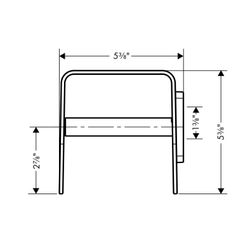 Hansgrohe AXOR Universal Softsquare Toilettenpapierhalter, Ablage, 135x136mm, Messi... HANSGROHE-42436800 4011097942827 (Abb. 1)